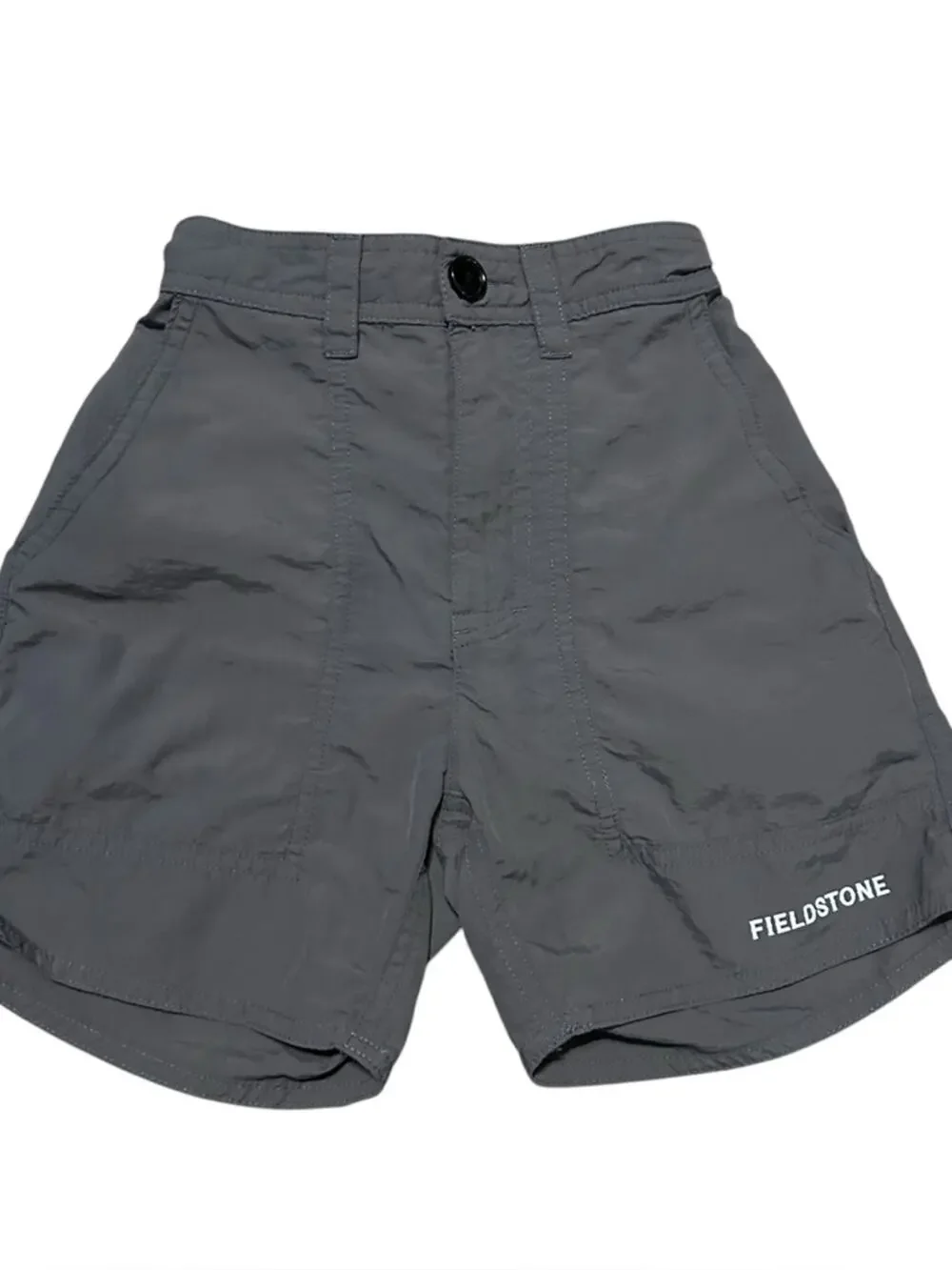 Fieldstone Little Boys Youth Small Gray Baggy Shorts